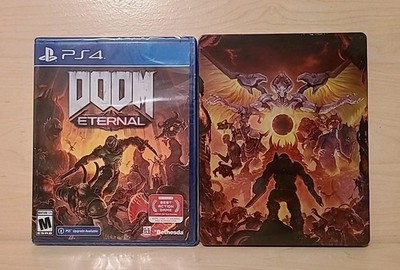 Doom Eternal Standard Edition (PlayStation 4 PS4) w/ SteelBook  Brand New Sealed
