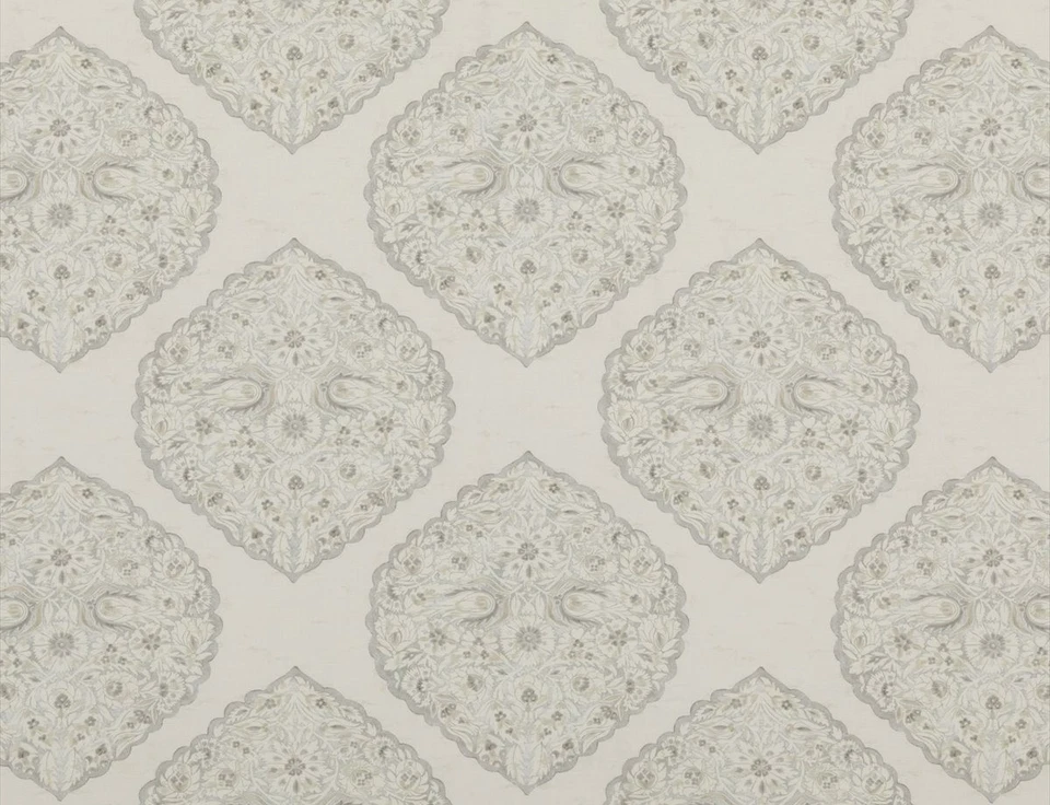 LEE JOFA CORTINA DISEÑO TELA Estampado Lido 6 METROS NIEBLA MEZCLA LINO Foto 4 de 4