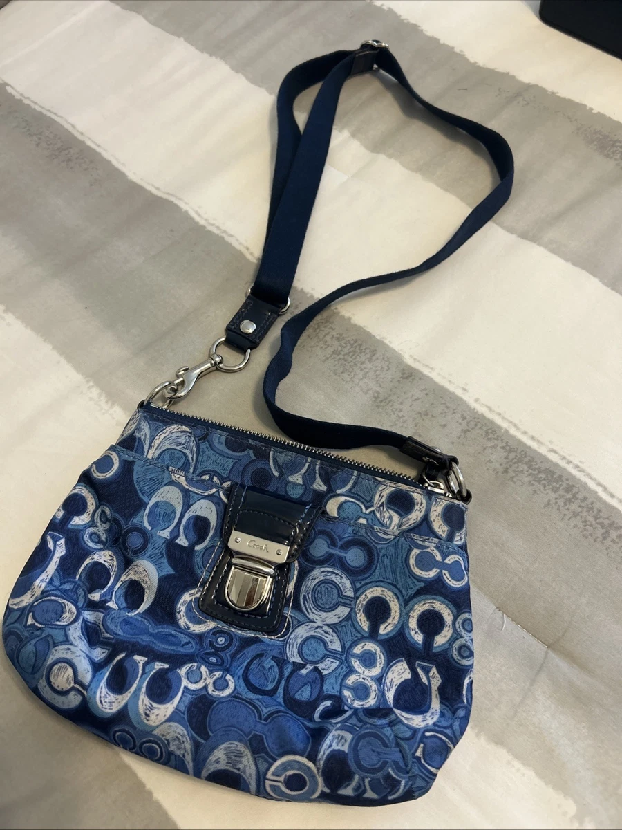 COACH コーチ POPPY デニム ミニショルダーバッグ Coach Poppy Small Denim Exterior Bags & Handbags for Women for