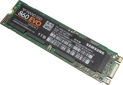 Samsung 860 EVO 1TB M.2 2280 SATA Solid State Drive (SSD) Grade A