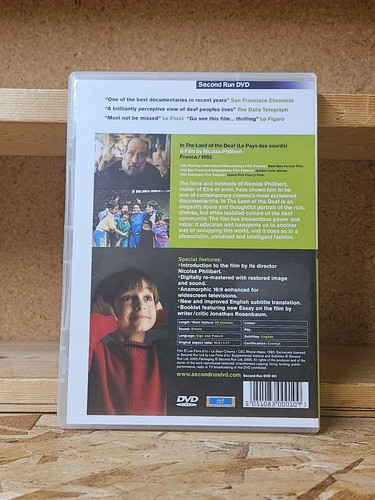 IN THE LAND OF THE DEAF DVD Le Pays des sourds NICOLAS PHILIBERT PAL FORMAT - Picture 2 of 2