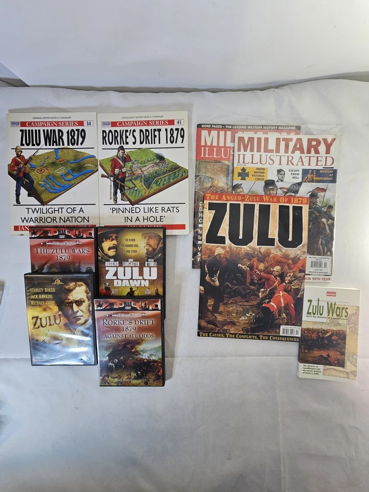 War Military Bundle Lot X11 Zulu Wars Campaigns, Dvd, Mag, Books Comic - Image 2 of 4
