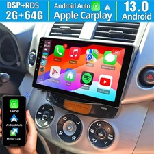 2 64G For Toyota RAV4 2007-2012 Carplay Android Car Radio Stereo JBL 1280 800 FM