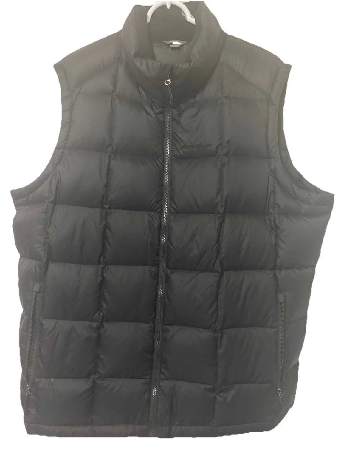 Men’s Eddie Bauer Puffer Vest Size T2XL Black Camping Outdoor