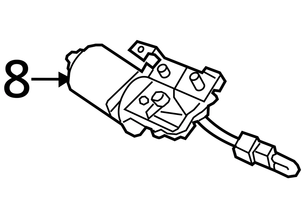 Motor limpiaparabrisas compatible con 11-15 SORENTO 1877500 Foto 4 de 4