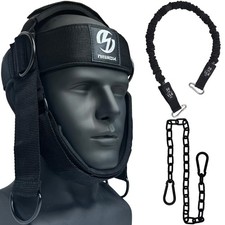 Neck Harness for Increases Neck Core Strength - Neck Exerciser with 30 Heavy ...