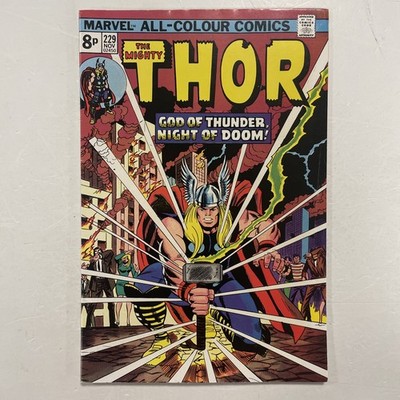 The Mighty Thor #229 1974 FN+ 1st Wolverine Advert