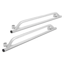 For Jeep Wrangler JK 18 Steinjager Phantom Design Cloud White Rock Sliders