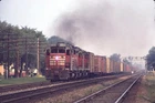 CBQ 849 GP-30 WESTMONT IL (CHICAGO BURLINGTON & QUINCY) ORIGINAL SLIDE 9-67 T4-6
