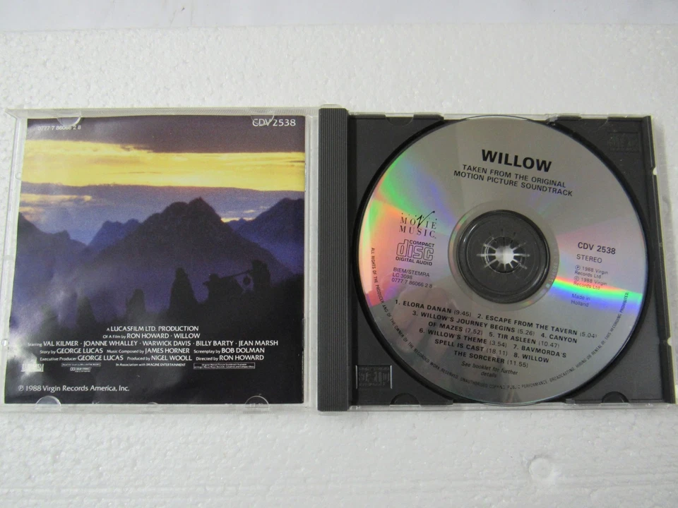 Willow Original Motion Picture Soundtrack- James Horner  CD - - Image 3 of 4