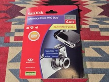 Sandisk 4GB Memory Stick Pro Duo Brand New Sealed