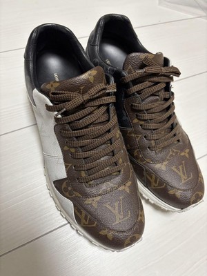 Louis Vuitton Men's Sneakers Brown/White Leather