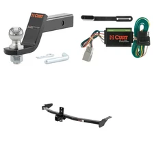 CURT Tow Cargo Package Trailer Hitch, Wiring Harness, 45056 2in Ball Mount 13328