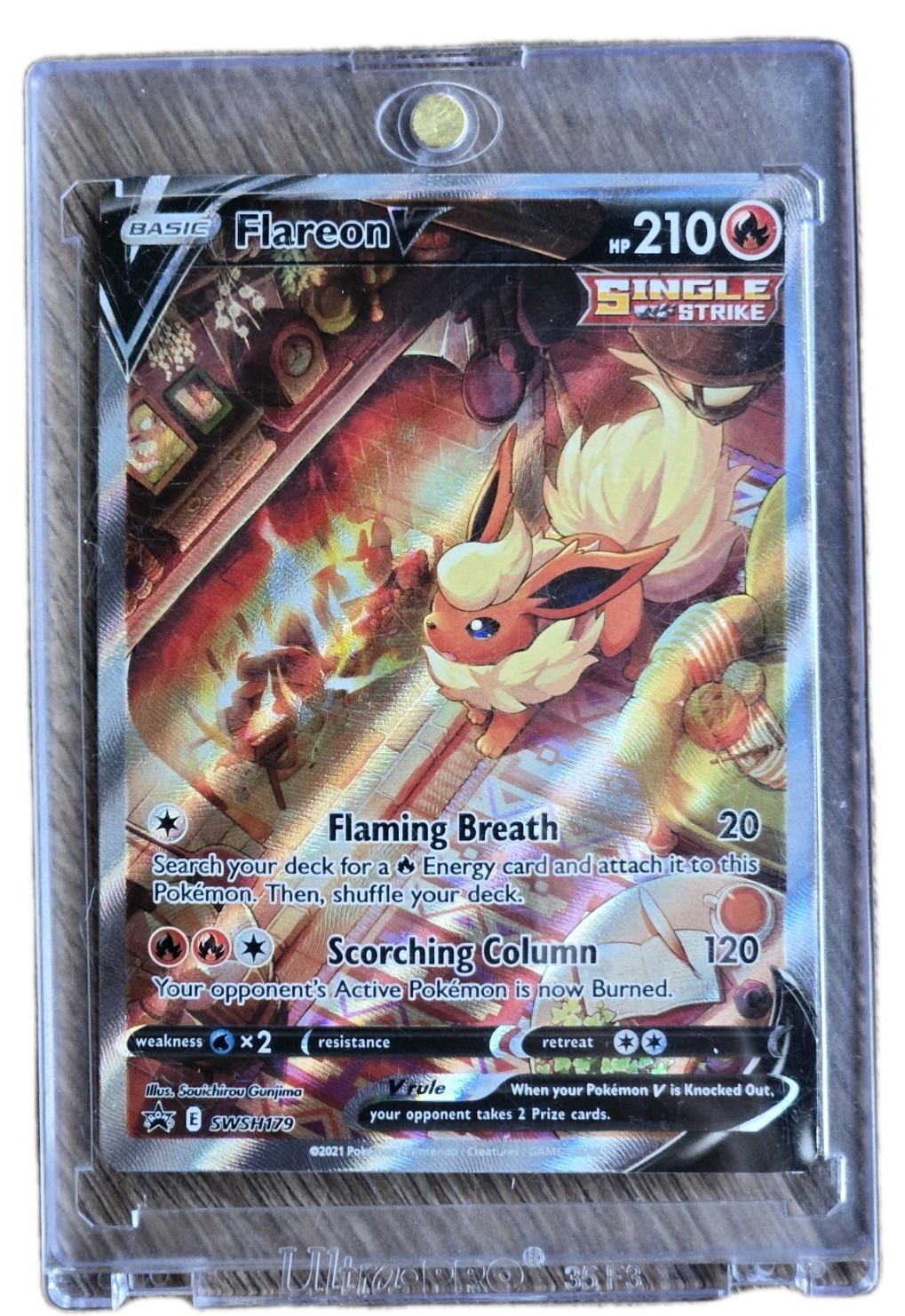Flareon V SWSH179 SWSH: Sword & Shield Promo Cards Holo, 2021