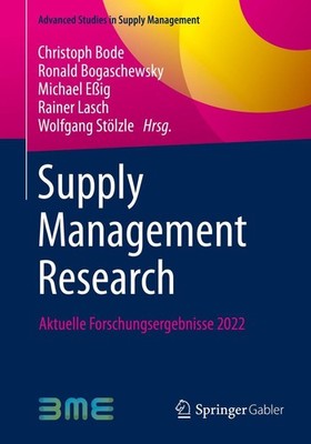 Supply Management Research Christoph Bode