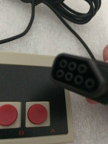 NES Controller For Nintendo NES-004 Original Vintage Console Wired Gamepad 2x - Picture 4 of 6