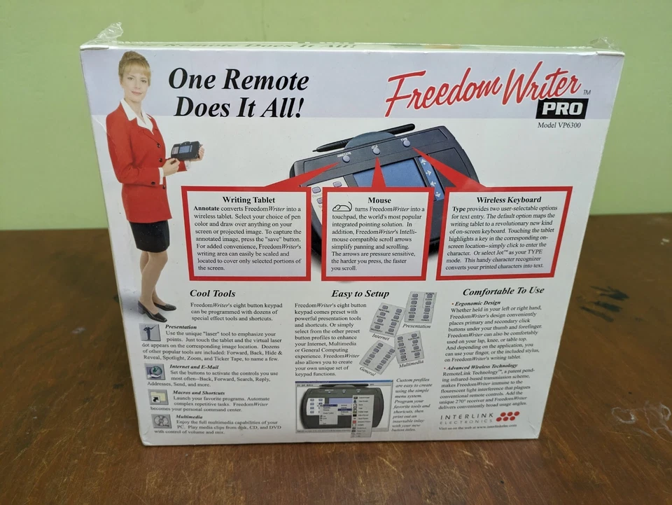 Interlink Freedom Writer Pro Vintage Electronic Presentation Device - Image 2 of 4