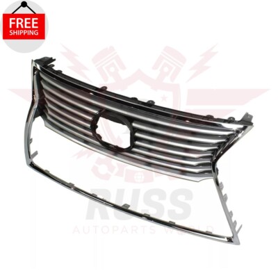 New Front Grille Chrome Shell with Black Insert For 2013-2016 Lexus LS460 LS600h