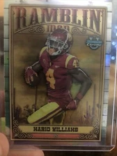 2023 Bowman Chrome University - Mario Williams  #RM-7 Ramblin Man - USC Trojans 
