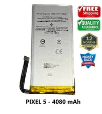 Google Pixel 5 4080mAh Capacity Battery Replacement Warranty GD1YQ G5NZ6 GTT9Q