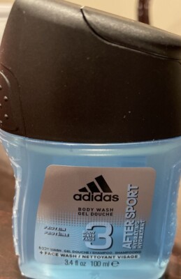 Adidas After Sport, Hair & Body Shower Gel 3.4 oz