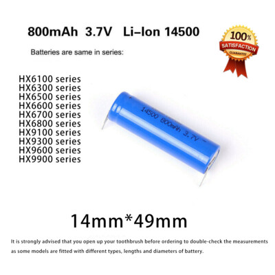 battery for Philips Sonicare toothbrush HX993B, HX993L, HX993S