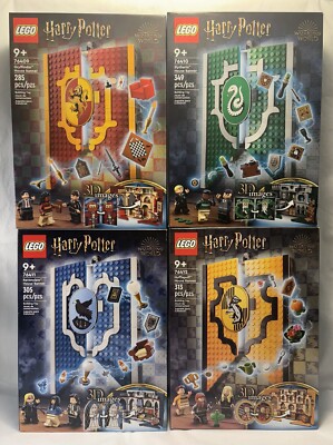 LEGO 76409, 76410, 76411, 76412 Harry Potter Hogwarts House Banner