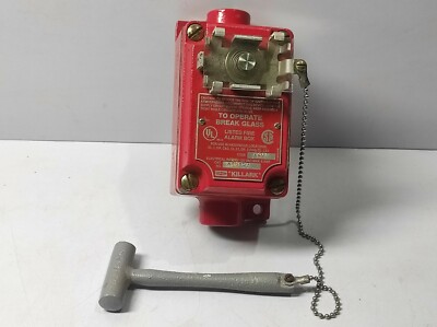 Hubbell Killark XAS-53 Feueralarm Bremse Glas Typ Größe 1.9cm Elektro Bewertung