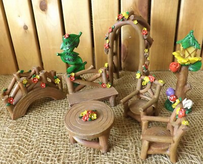Secret Garden Woodland Log Miniatur Welt Feenwald Puppenhaus Zubehör