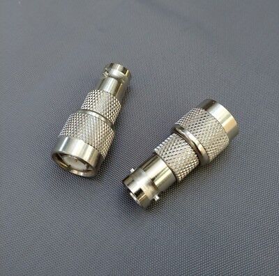 2 PCS USA Seller Right Angle BNC Male to F Female Connector
