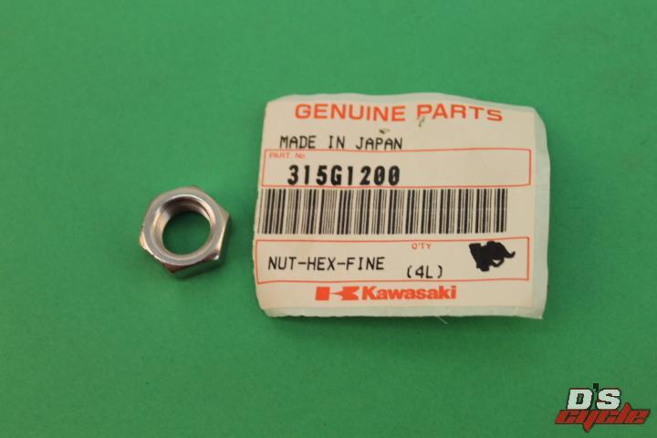 NOS KAWASAKI OEM 81 - 95 KX250 KH125 KDX200 KX125 HEX Nut Fine