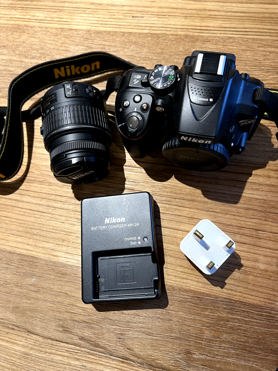 Nikon D5300 DSLR Camera Kit with Af-p 18-55mm VR Lens - Black for