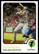 2022 Topps Heritage High Number Luis Barrera Oakland Athletics #651