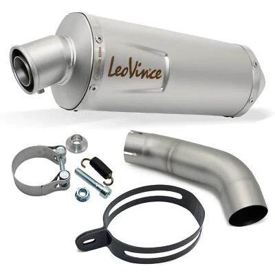Silencieux arrière d'échappement LeoVince SLIP-ON SBK LV ONE EVO acier inox - Photo 1/4
