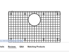 NEW Blanco 234059 71 Stainless Steel Basin Rack for Precis 27" Sink