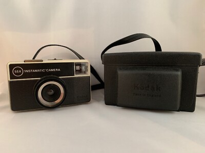 Appareil Photo Argentique Kodak Instamatic 155X - Vintage Années 70 - Format 35 Mm - Avec étui - Occasion Fonctionnel