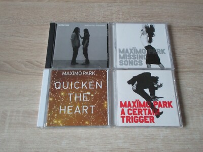 Maximo Park  4 CD Musik Sammlung Quicken The Heart + Our Earthly Pleasures + ...