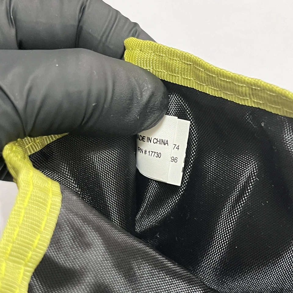 Volcom Trifold Canvas Wallet Zipper Coin Card Slots Skate Graphics Green Gray - Image 4 of 4