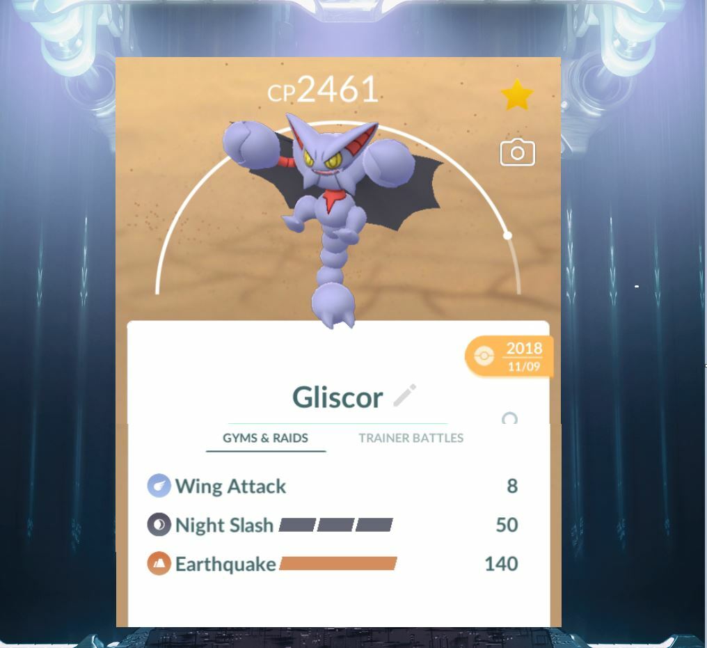 Pokemon Go Ultra League Pvp Gliscor With Moveset Unlocked Fast Delivery Ebay