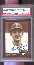 2006 Diamond Signatures Frank Thomas AUTO Signed Autograph PSA 8 Graded Card