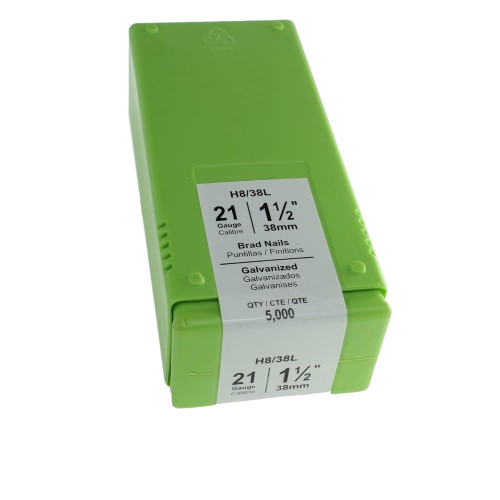 Grex 21-Gauge Brads 1-1/2 in. 5M H8/38L