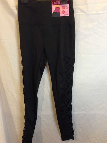 Shosho Womens Black Elastic Waist 