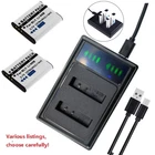 Battery or Charger Kits for Olympus Tough TG-6, TG-5, TG-4 TG-3 TG-2 TG-1 Camera