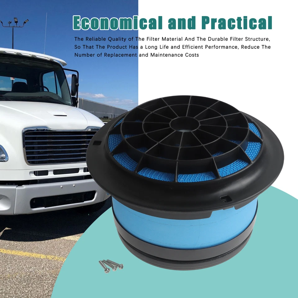 2x Cartucho de filtro de aire apto para Freightliner M2 106 100 112 Thomas Saf-T-Liner Foto 2 de 4