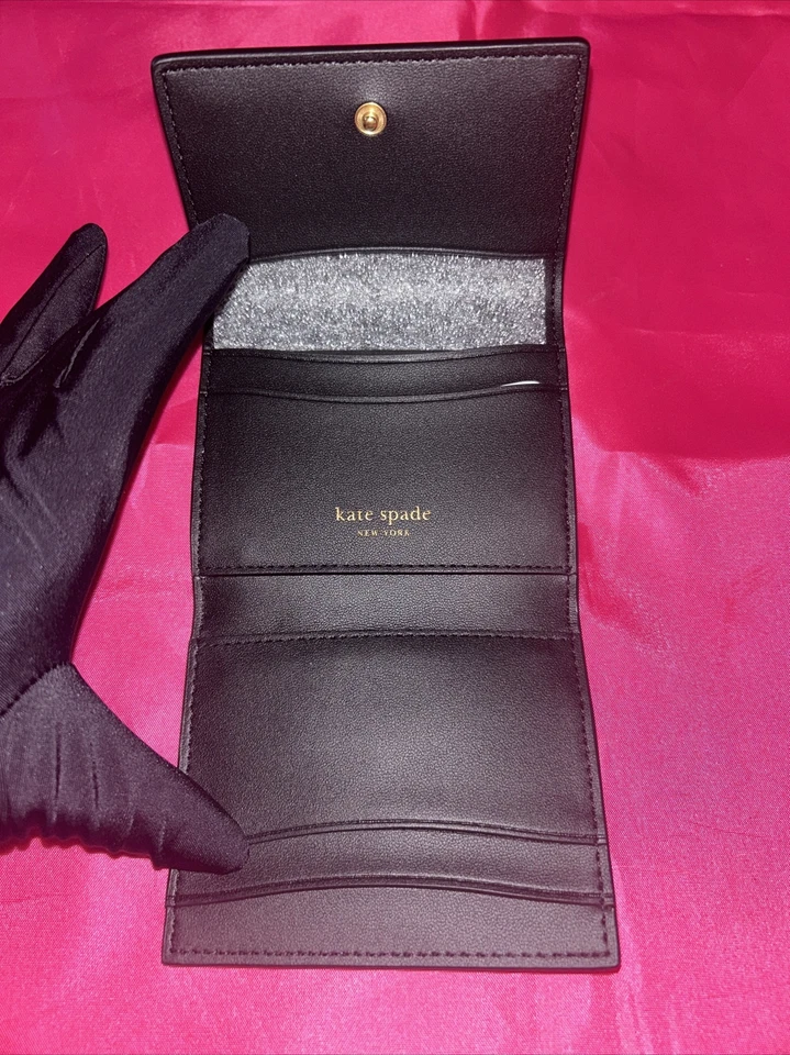 Kate Spade PERFECT MATCH Estuche para Tarjetas con Solapa Mini Cartera MATCHBOOK Cuero Liso Nuevo con Etiquetas Foto 4 de 4