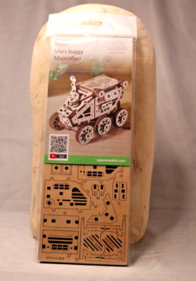 Mars Buggy Science STEM 3-D Puzzle, Wooden Mechanical model by UGEARS