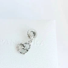 Pandora Pretzel Charm Berlin Germany Love Travel Silver #10