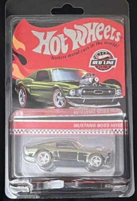 Hot Wheels Red Line Club Mustang Boss Hoss Olive Spectraflame Diecast Car