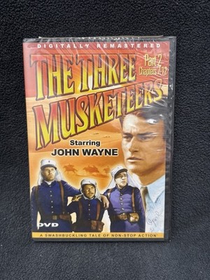 The Three Musketeers, Part 2 Chapters 7-12 John Wayne [Slim Case] DVD New Sealed