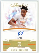 2021 Flawless Collegiate Keon Johnson Auto 5/10 #7